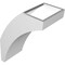 Ekena Millwork 6-in. W x 10-in. D x 14-in. H Thorton Architectural Grade PVC Knee Brace BRCP06X10X14THR - alternate 6